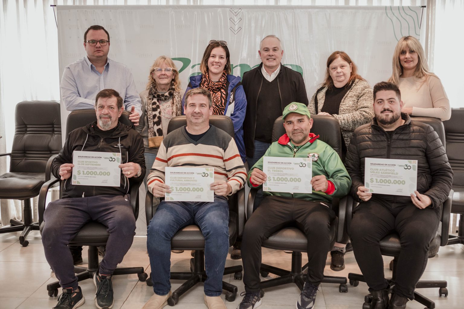 “Solidaridad en Acción”: Cuatro clubes recibieron un apoyo económico de AMA