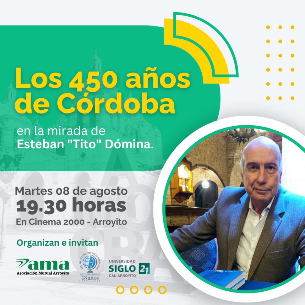Charla sobre los 450 años de Córdoba con Esteban Dómina